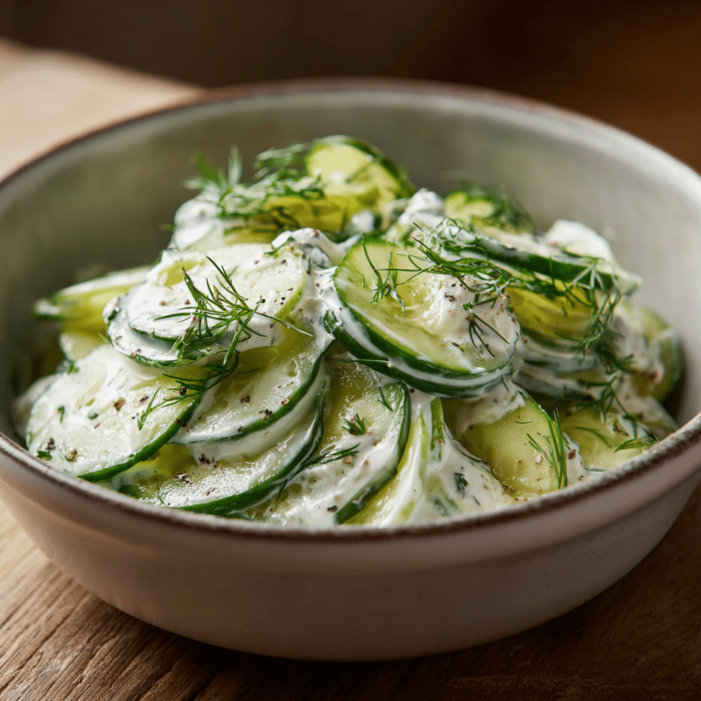 Polish Cucumber Salad
