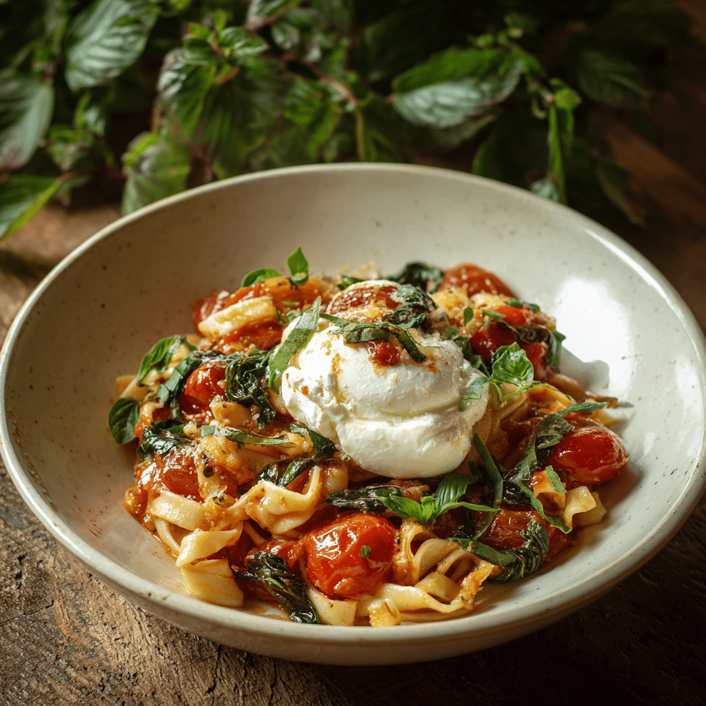 Cremige Burrata-Pasta