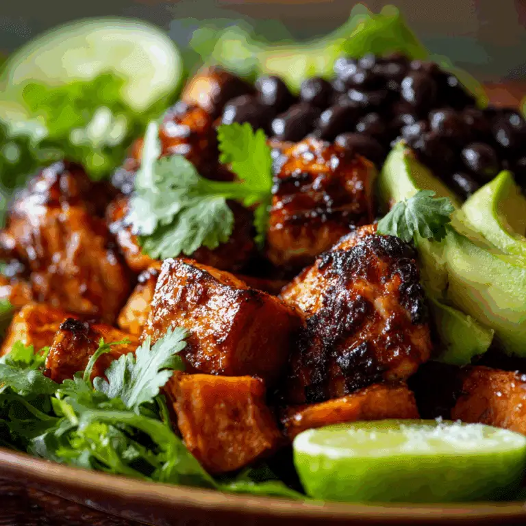 BBQ Chicken Sweet Potato Bowl