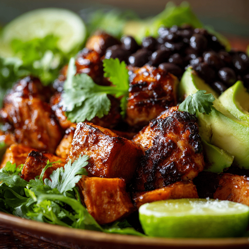 BBQ Chicken Sweet Potato Bowl
