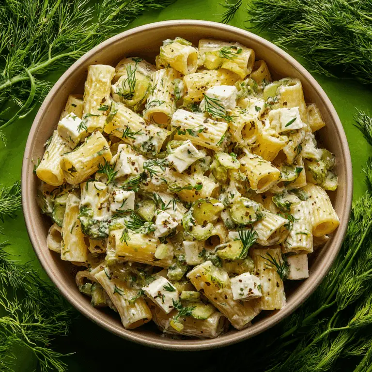 Dill Pickle Pasta Salad