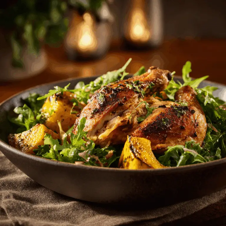 Sheet-Pan Chicken and Squash Salad