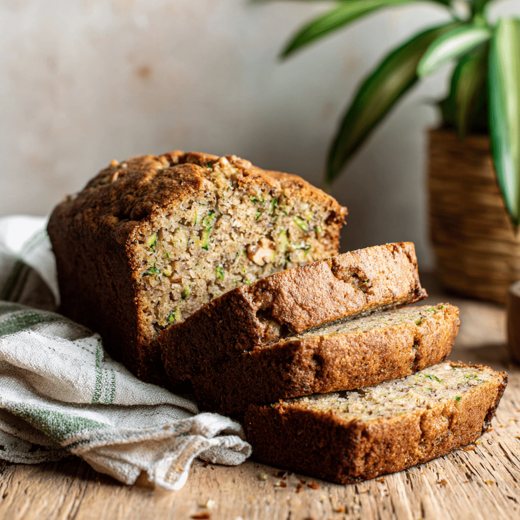 Classic Zucchini Walnut Bread