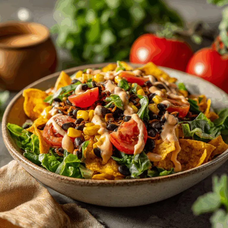 Black Bean Dorito Taco Salad