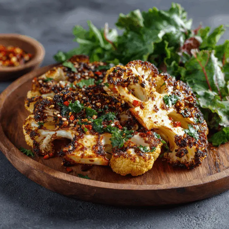 Spicy Grilled Cauliflower Steaks