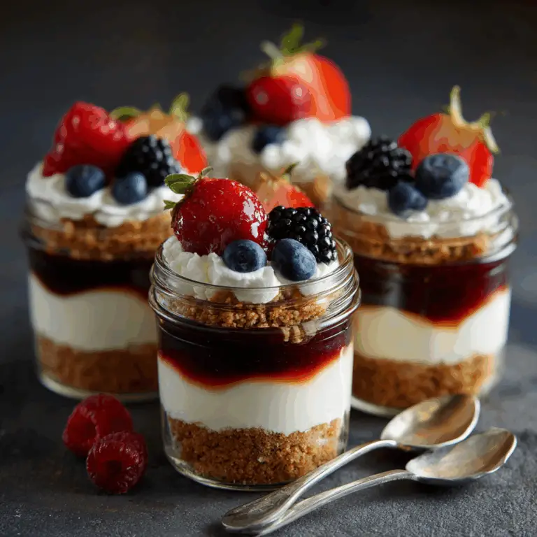 No-Bake Cheesecake Jars