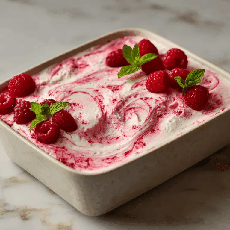 Raspberry Ripple Cream Cake