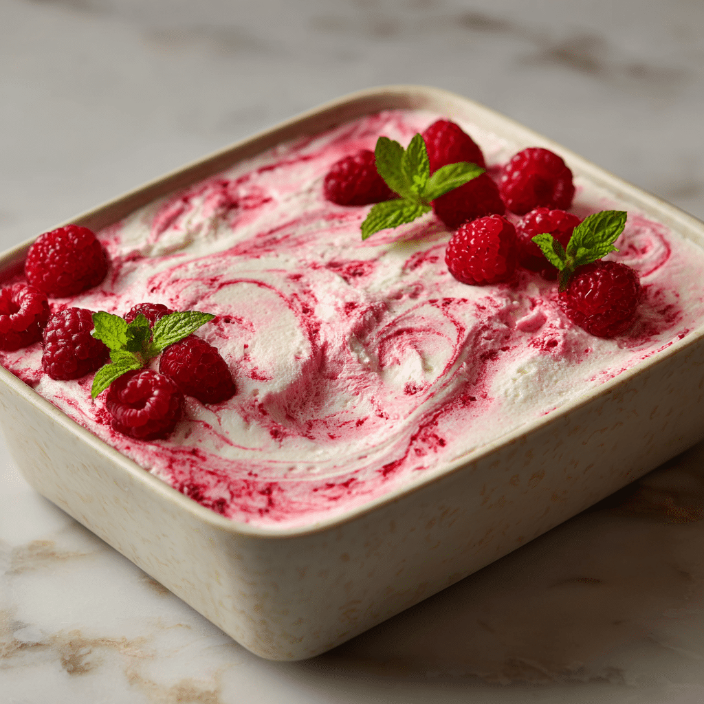 Raspberry Ripple Cream Cake