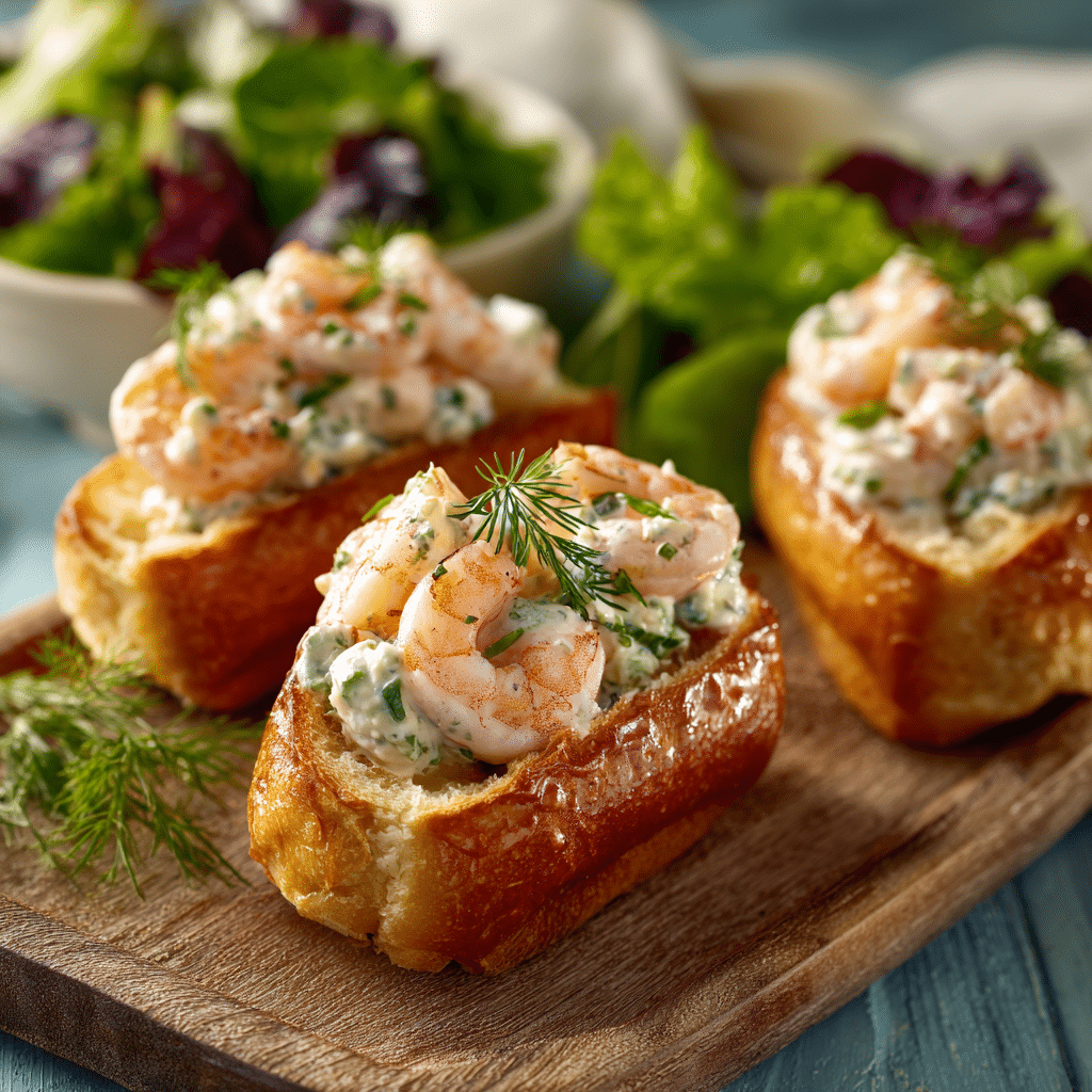 Shrimp Rolls with New England‑Style Dressing