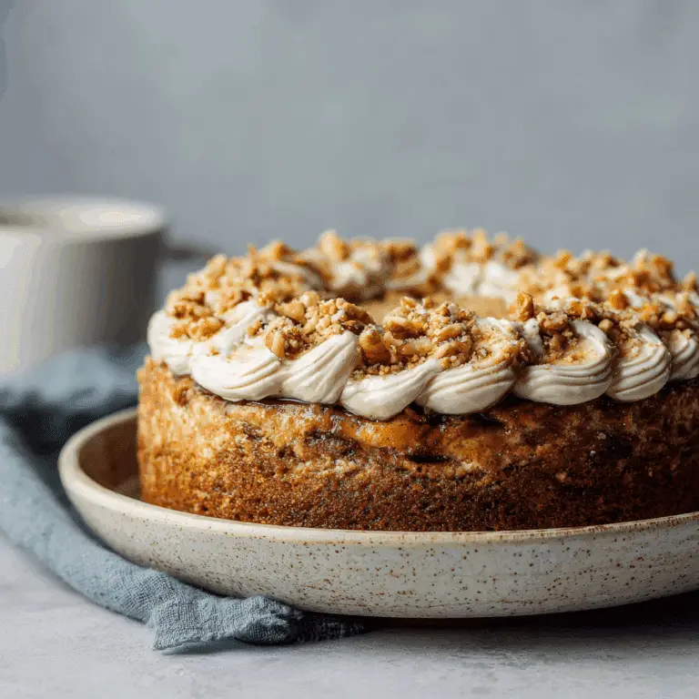 Banana Nut Bliss Ice Cream Cake