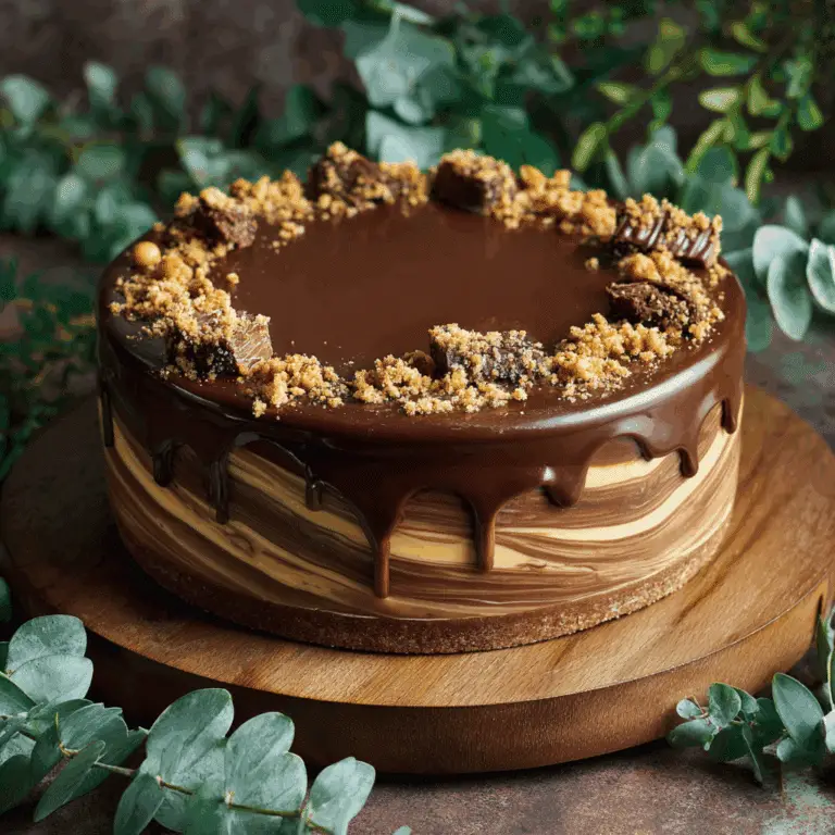 Chocolate Peanut Butter Swirl Cake