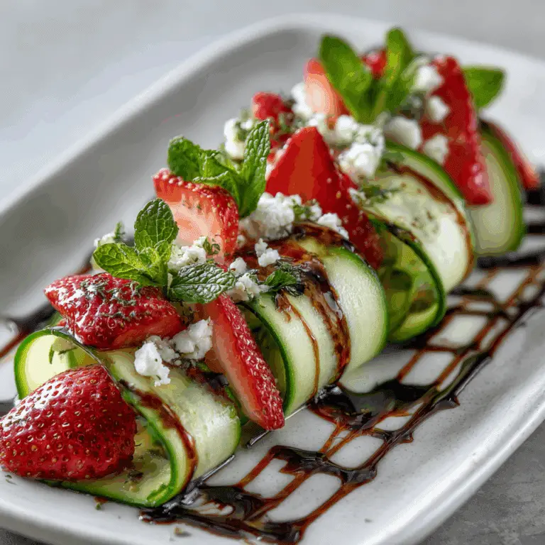 Cucumber Strawberry Salad