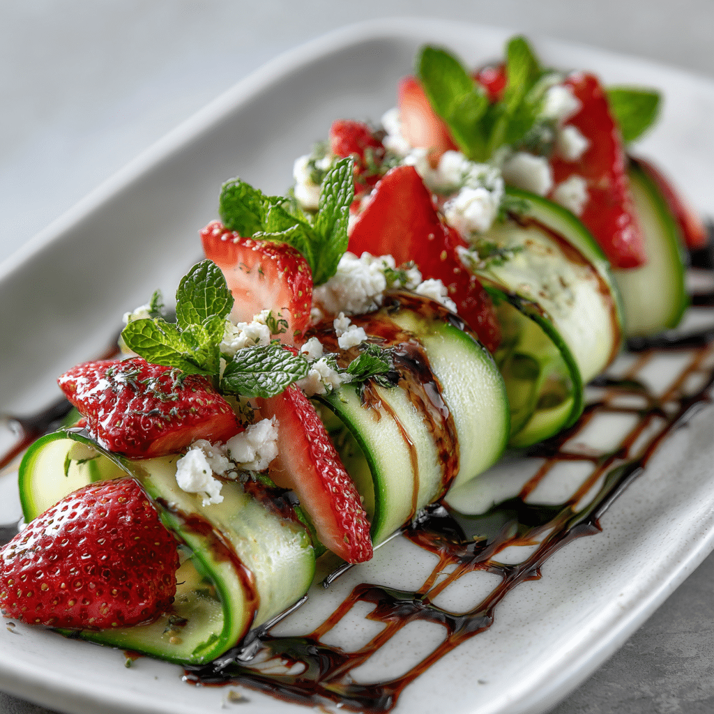 Cucumber Strawberry Salad