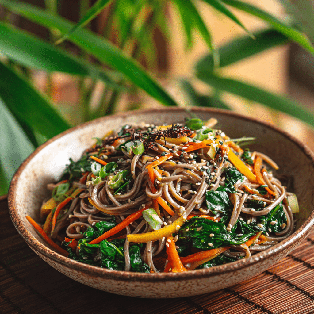 Cold Soba Noodle Salad