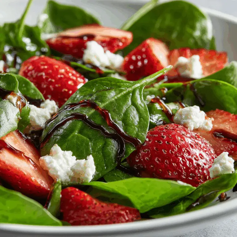 Strawberry & Spinach Summer Salad