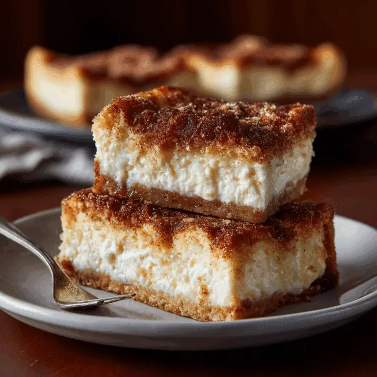 Churro Cheesecake Bars