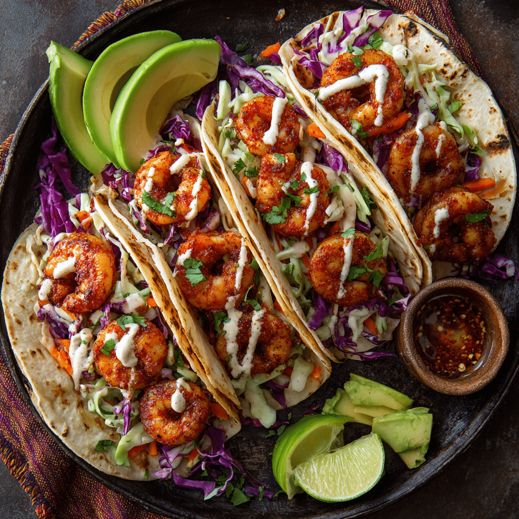 Spicy Grilled Shrimp Tacos