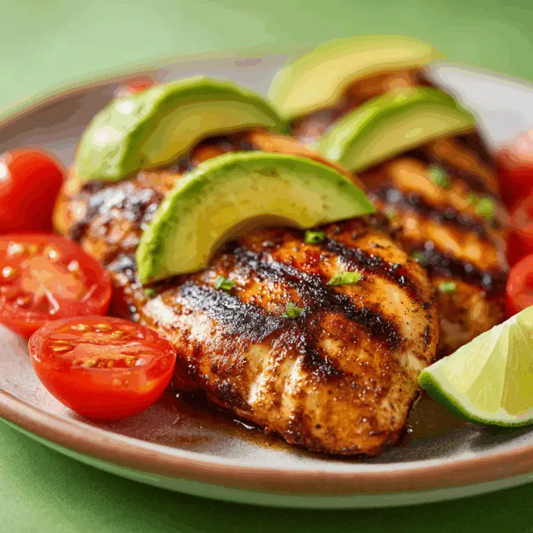 Grilled California Avocado Chicken