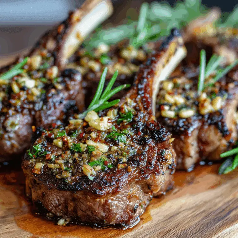 Rosemary-Garlic Grilled Lamb Chops