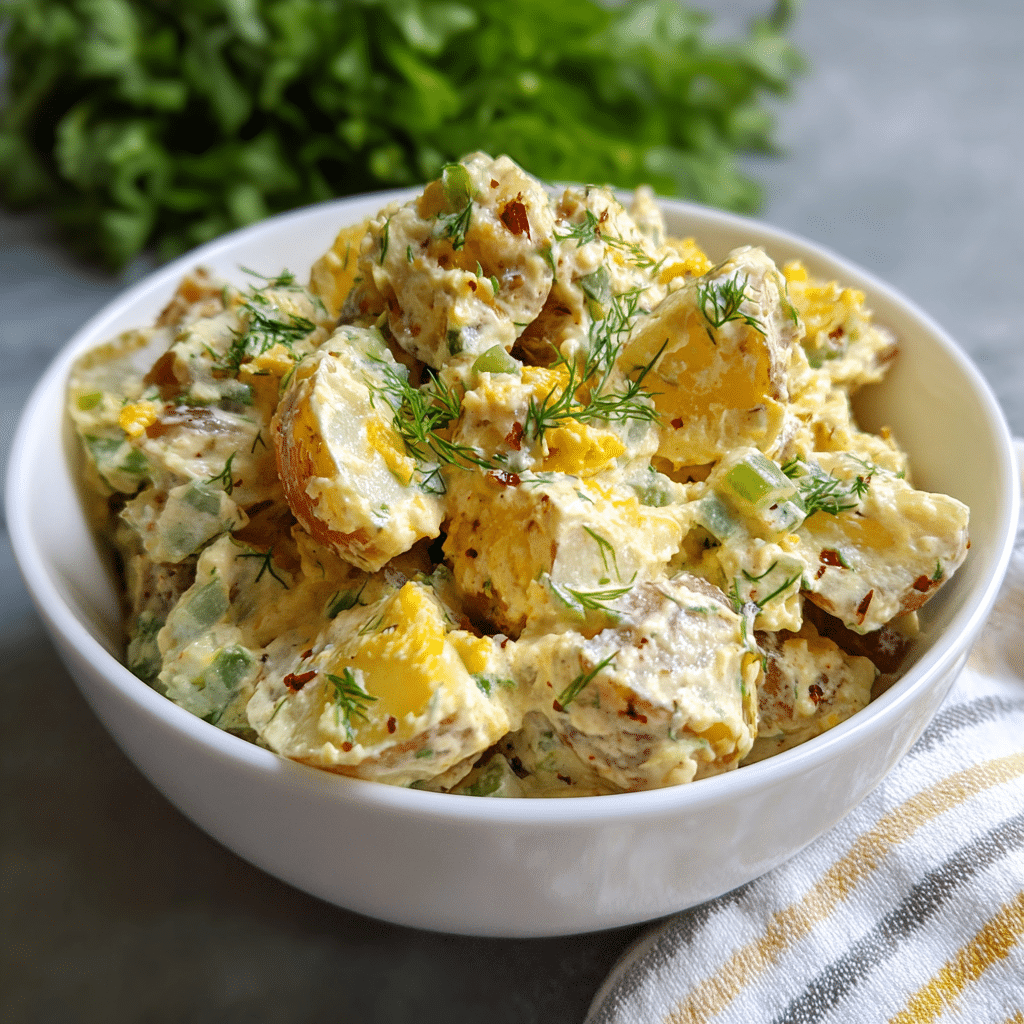 Classic Creamy Potato Salad Recipe