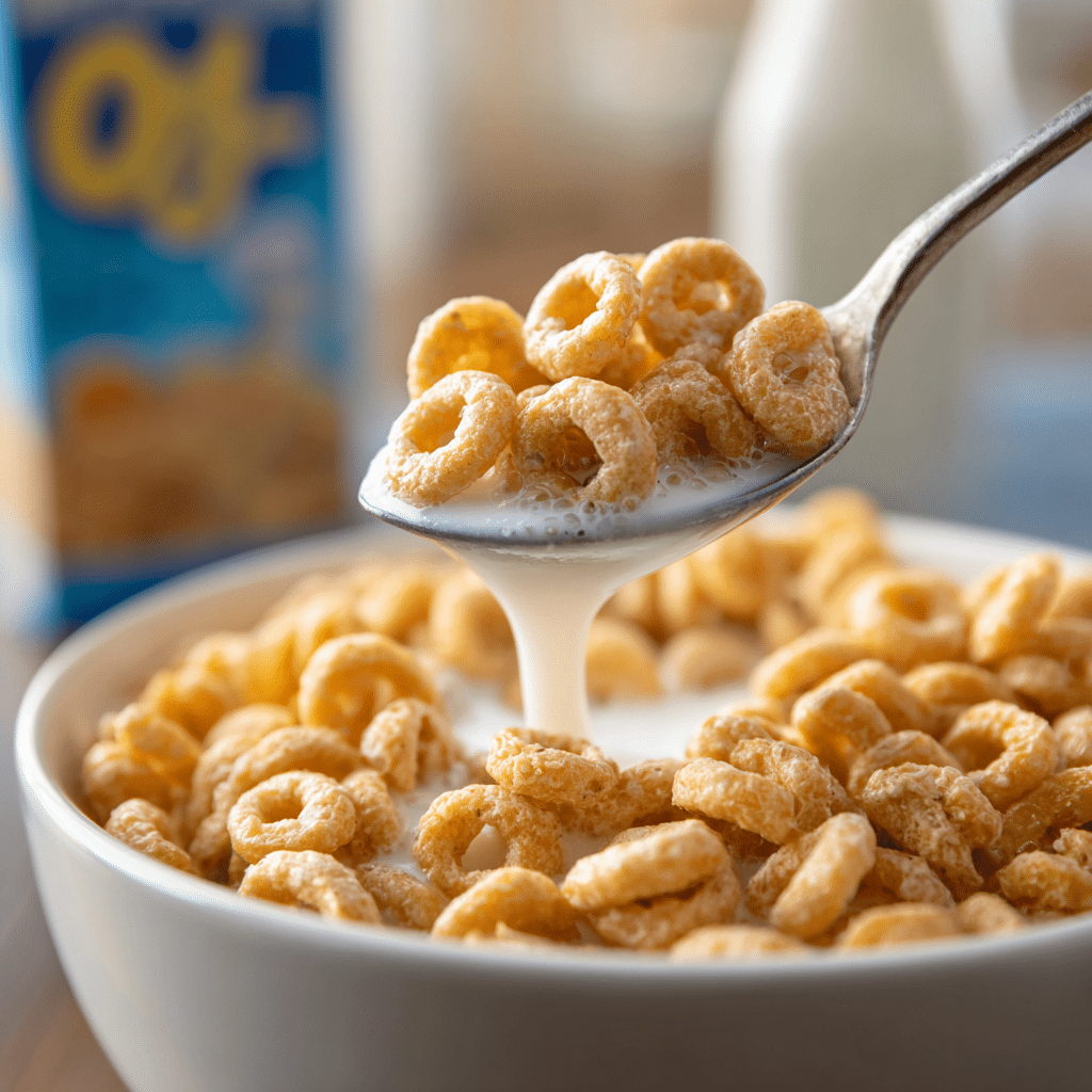 High-Protein Cereal with Skim Milk