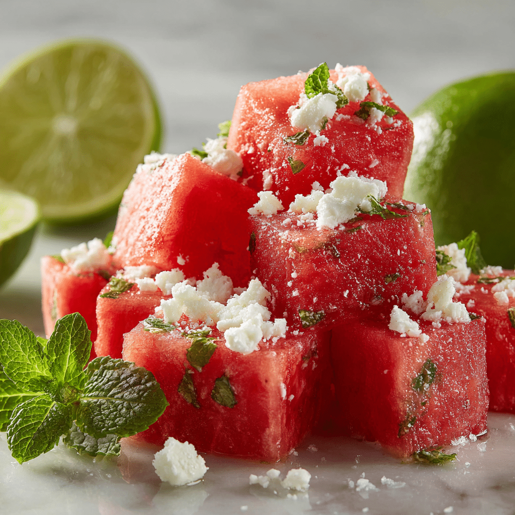 No‑Cook Watermelon Feta Salad