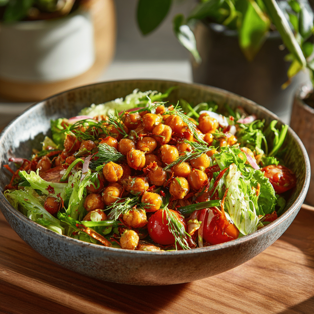 Spicy Chickpea Salad