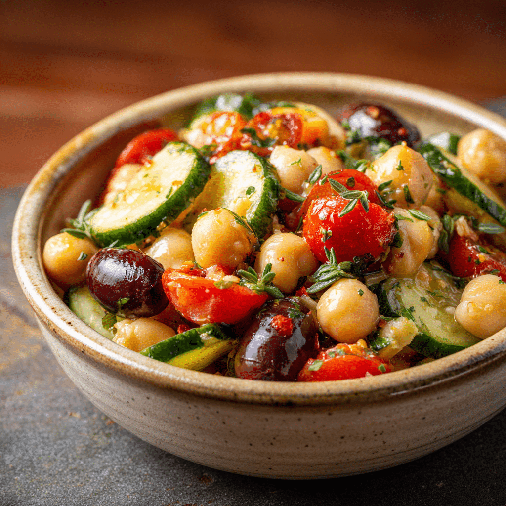 Mediterranean Chickpea Salad