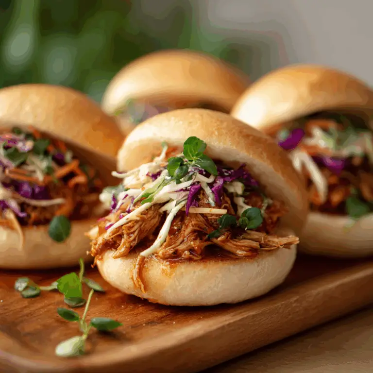 BBQ Pulled Chicken Sandwiches