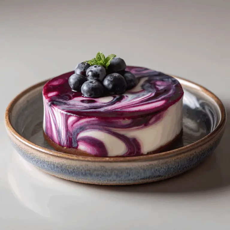 Blueberry Cheesecake Swirl Cake