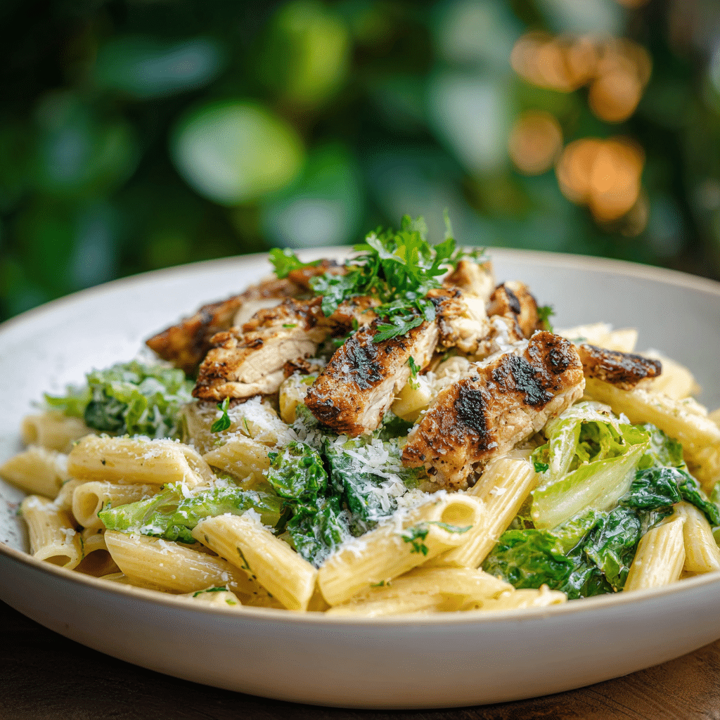 Chicken Caesar Salad Pasta