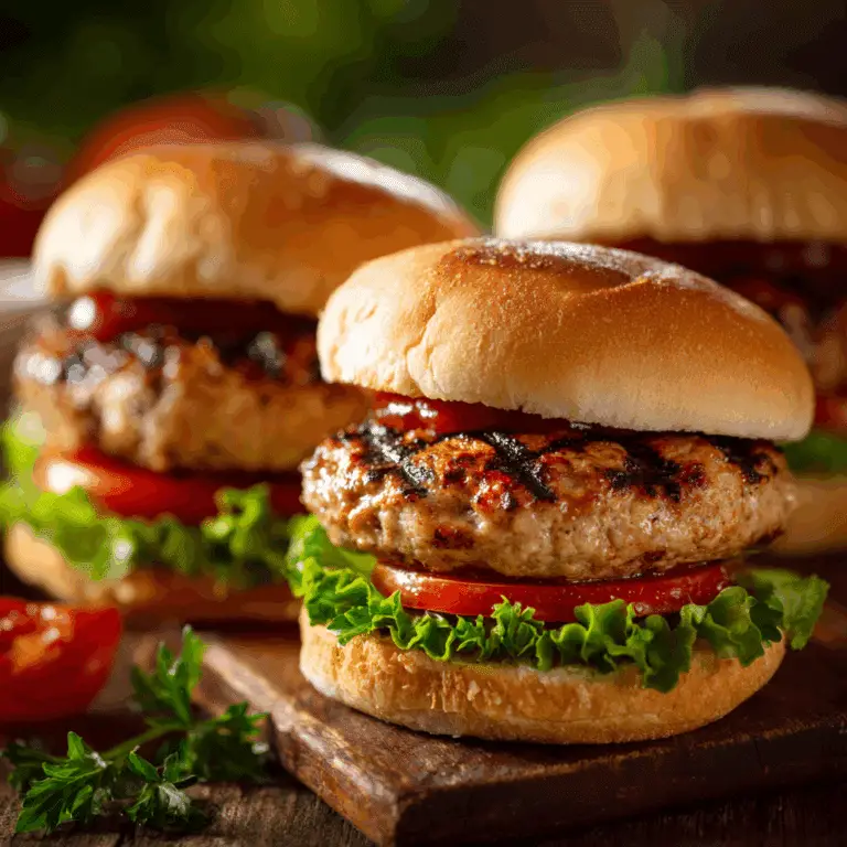Grilled Turkey Burgers