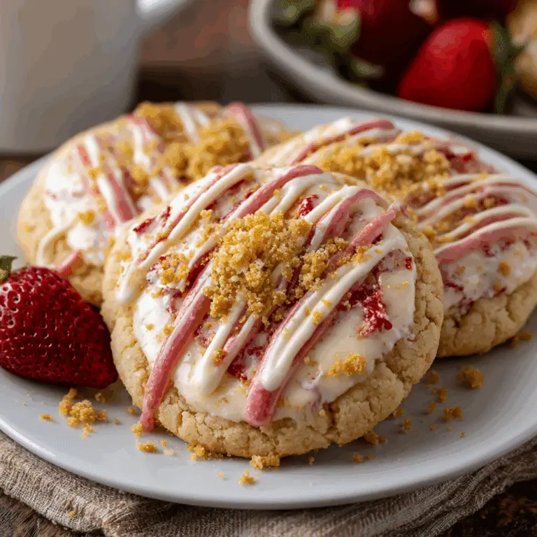 Strawberry Cheesecake Cookies