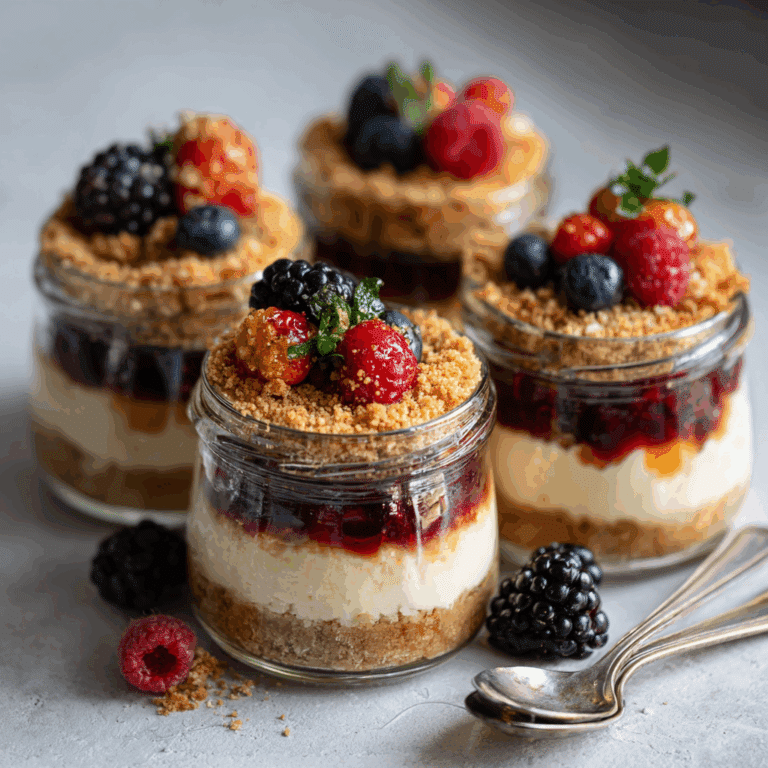 Paneer Cheesecake Jars