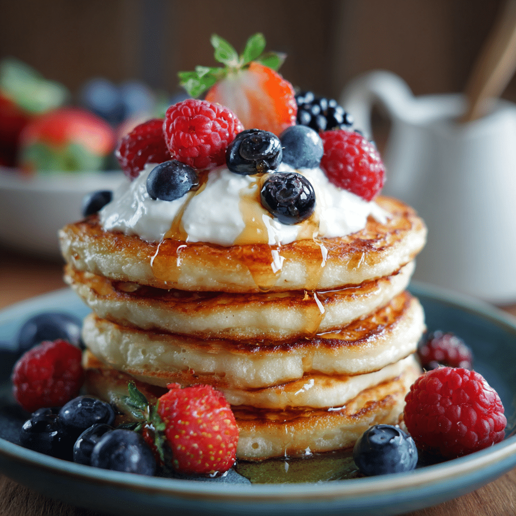 Fluffy Protein Pancakes