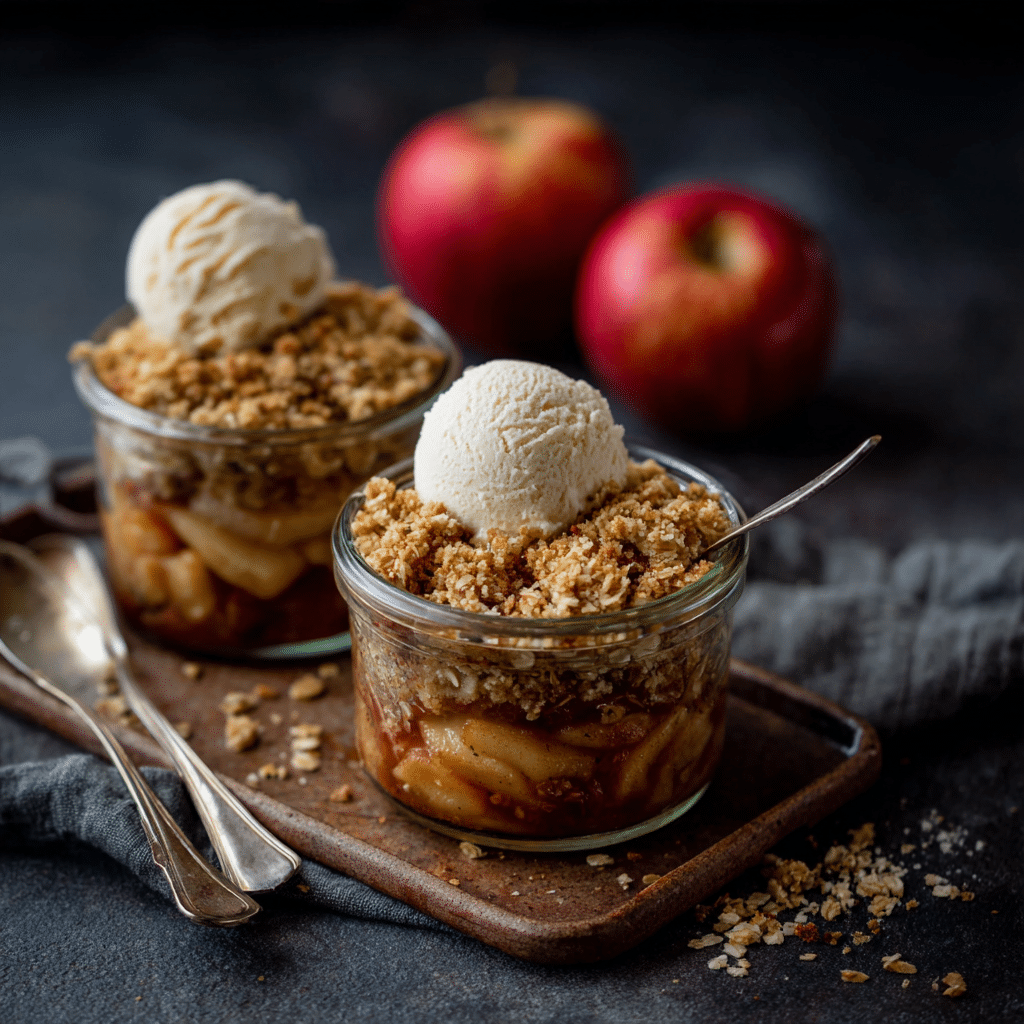 Apple Crumble Jars