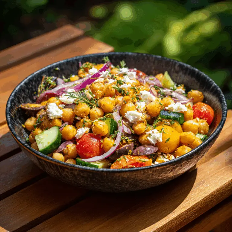 Mediterranean Chickpea Salad