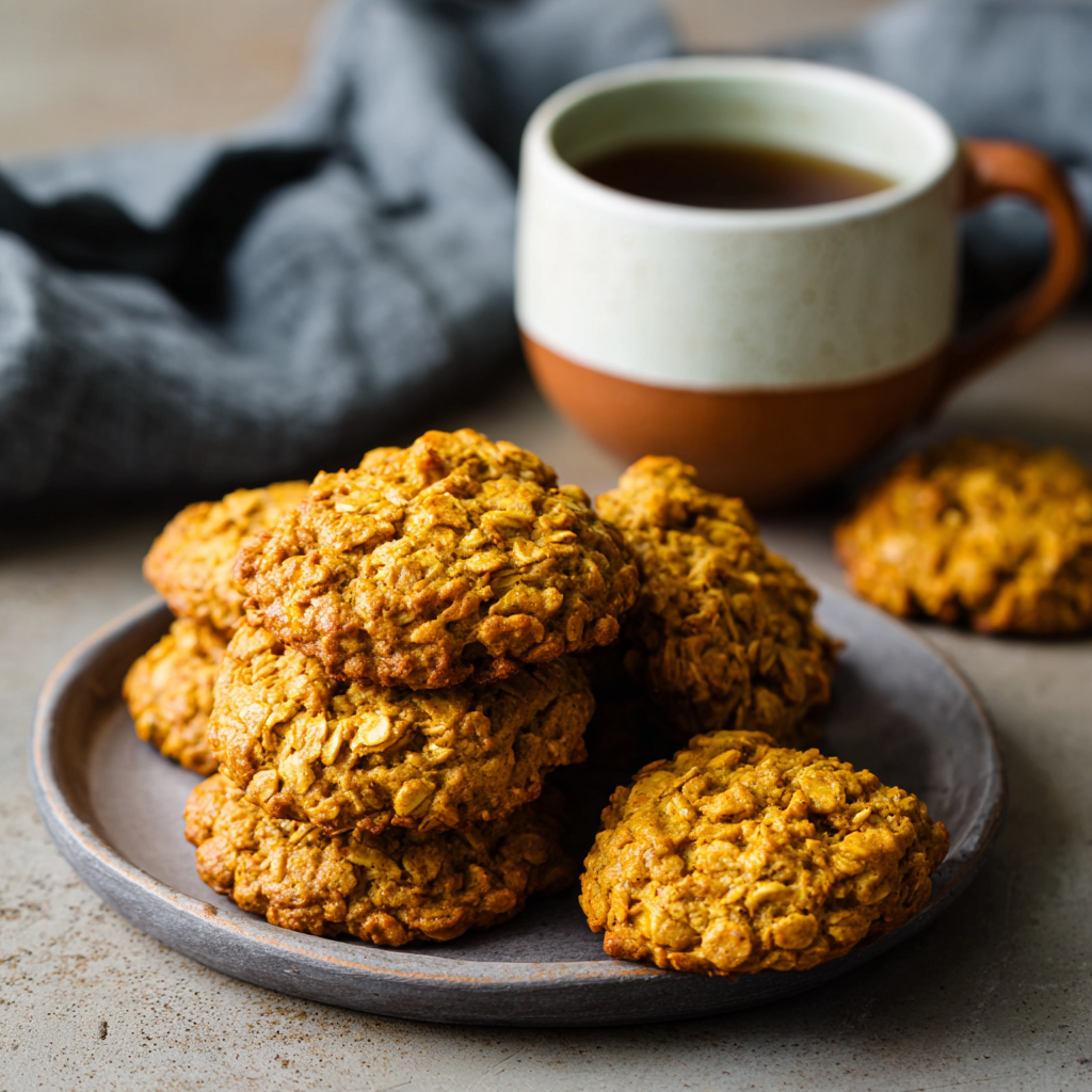 Pumpkin Oatmeal Cookies