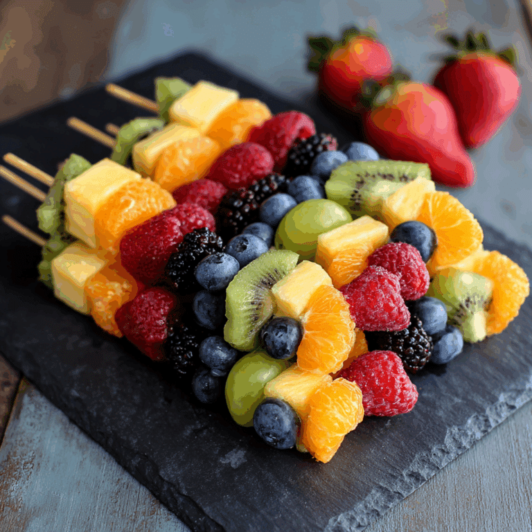 Fruit Kabobs (Strawberries, Grapes, Pineapple…)