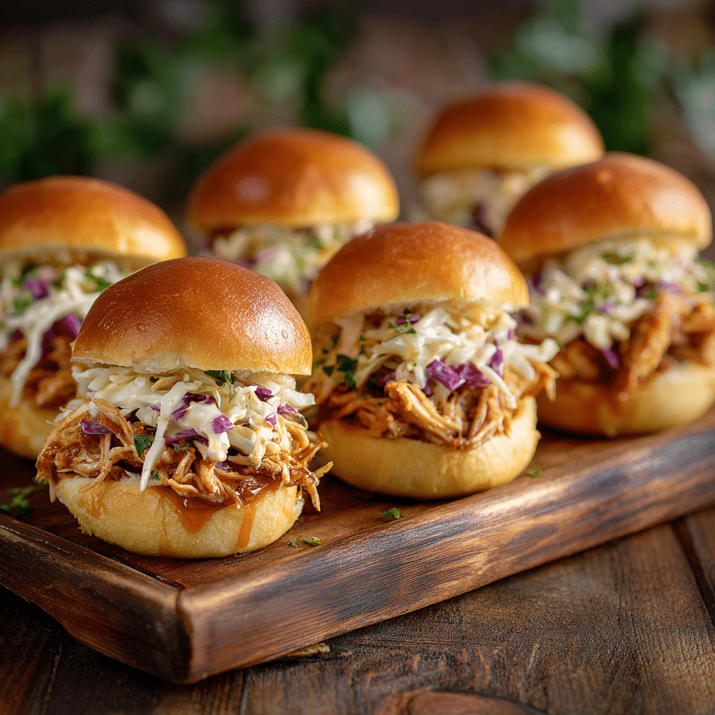 BBQ Chicken Sliders