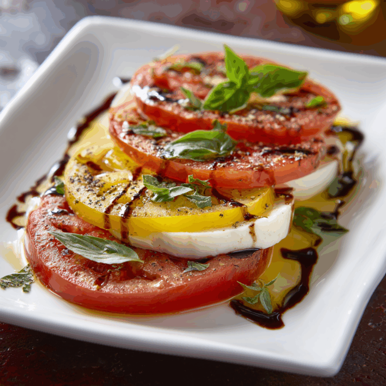 Caprese Salad with Balsamic Glaze