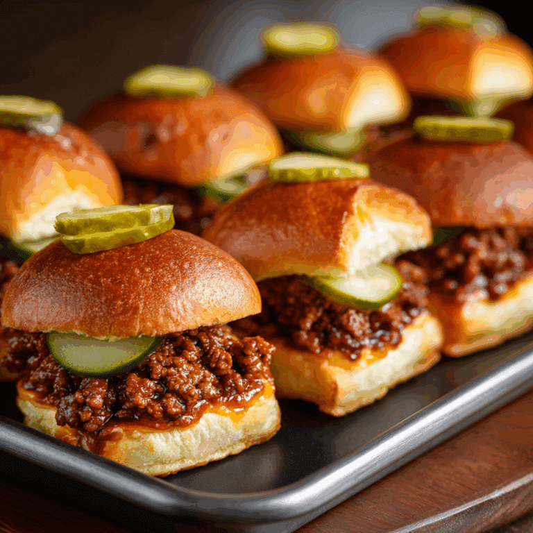 Sloppy Joe Sliders