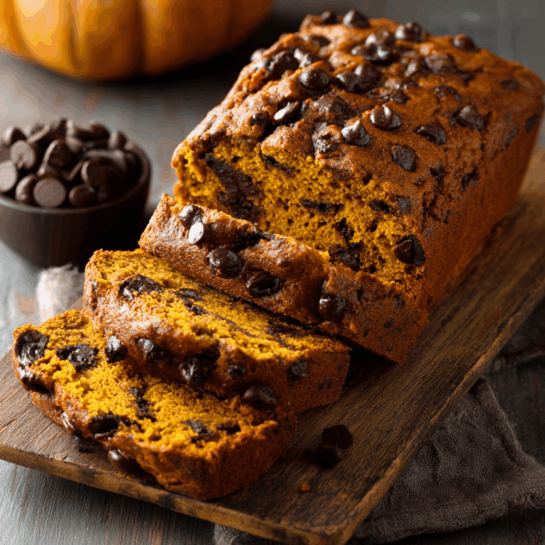 Pumpkin Chocolate Chip Bread