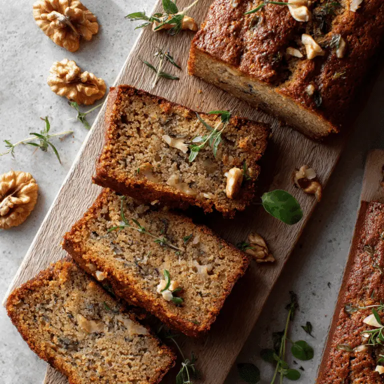 Zucchini Bread with Walnuts