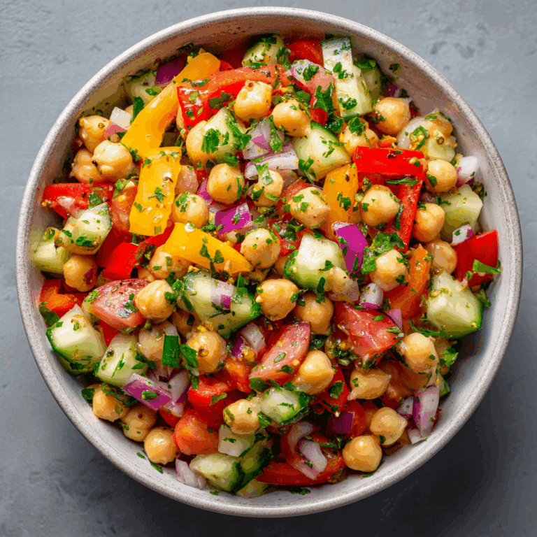 Mediterranean Chickpea Salad