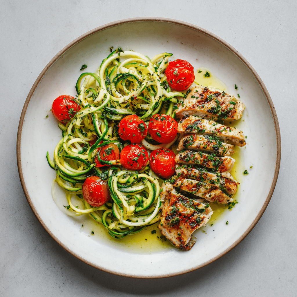 Zucchini Noodles with Chicken