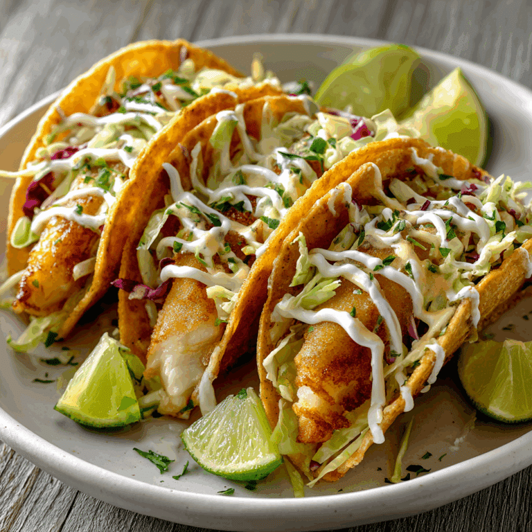 Crispy Fish Tacos