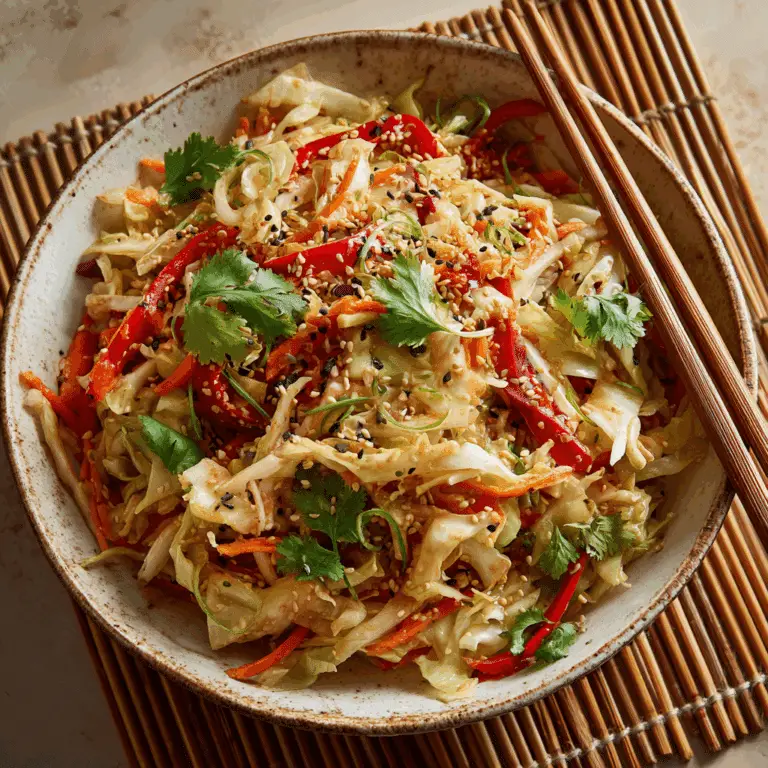 Asian Cabbage Slaw