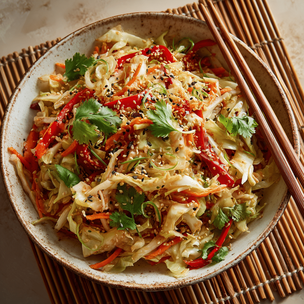 Asian Cabbage Slaw