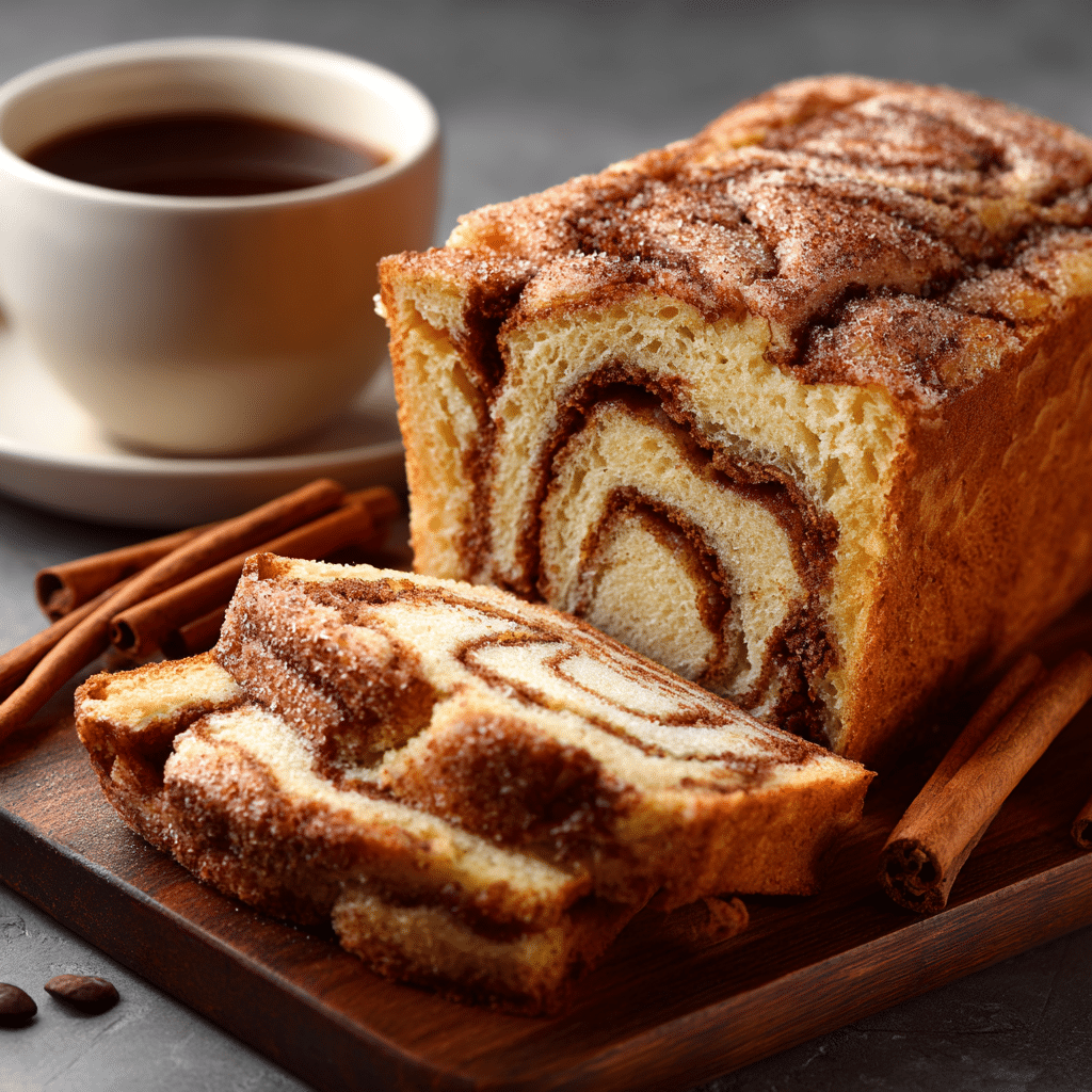 Zucchini Bread Swirl with Cinnamon